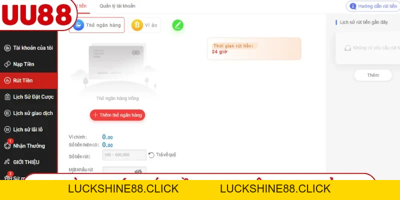 Cập Nhật Hướng Dẫn Rút Tiền UU88 - Top 3 Lưu Ý Cần Biết