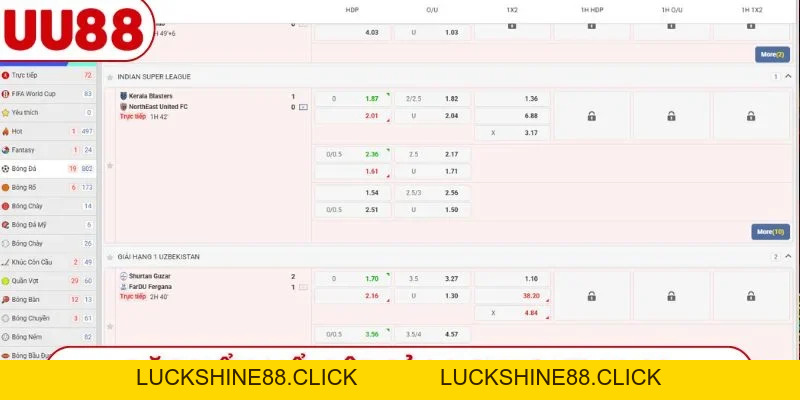 Cách Soi Kèo UG Sports UU88 Chuẩn Chỉnh - Tiền Về Như Lũ
