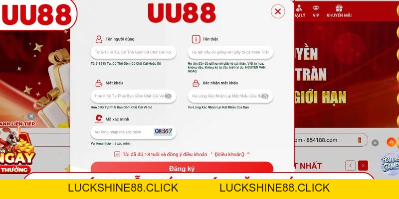 Đăng Ký UU88 - Mở Khóa Từng Bước Tạo Tài Khoản Siêu Tốc